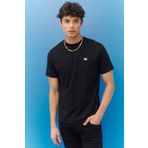 Lee L60UFQ01 Logo Bisiklet Yaka Regular Fit Baskılı Siyah Erkek T-shirt