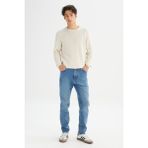 Lee L70700024381 Mavi Erkek Dare Pamuklu Straight Fit Cepli Esnek Jean Denim Kot Pantolon - Açık Mavi - 30 / 32