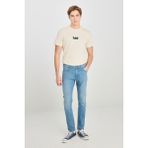 Lee L71900057318 Mavi Erkek Luke Slim Fit Dar Kesim Normal Bel Dar Paça Pantolon - 30 / 32
