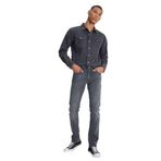 Lee L72A008E47 Extreme Motion Koyu Gri Slim Tapered Erkek Jean Pantolon