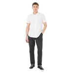 Lee Lastikli Bel Regular Fit Antrasit Erkek Chino Pantolon L2510302003 Keten Karışımlı