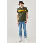 Lee Lightweight SS Graphic CNeck Tee Haki Erkek T-Shirt