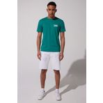 Lee LL04FQA12 Bisiklet Yaka Yeşil Erkek T-shirt
