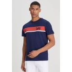 Lee Logo T-shirt Lacivert Erkek Kısa Kol T-Shirt - 2XL