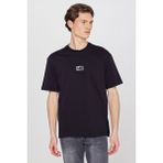 Lee Mid Logo Erkek T-Shirt L2520302001 Black - Siyah