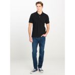 Lee ML211810001 Siyah Regular Fit Polo Erkek T-Shirt