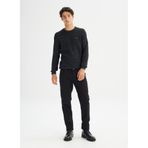 Lee Normal Bel Straight Denim Pantolon ML706HFAE, 38/34, 5003317558, Siyah, Erkek