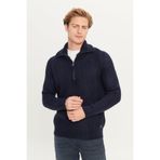 Lee Regular Fit Dik Yaka Yarı Fermuarlı Triko Kazak Erkek KAZAK L242496 410