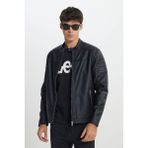 Lee Regular Fit Fermuarlı Siyah Erkek Ceket L242469001 - 5-Siyah