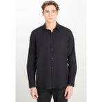 Lee Regular Fit Gömlek Siyah Erkek Gömlek - 2XL