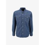 Lee Regular Fit Mavi Erkek Denim Gömlek L241513XT Uzun Kollu Jean Gömlek