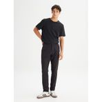 Lee Regular Fit Normal Kesim Bel Yan Cep Detaylı Siyah Casual Pantolon, XL, LLU3008, Black-LLU3008001, Erkek
