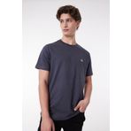 Lee Regular Fit Normal Kesim Bisiklet Yaka %100 Pamuk Açık Siyah Erkek T-shirt