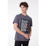 Lee Regular Fit Normal Kesim Bisiklet Yaka %100 Pamuk Antrasit Erkek T-shirt