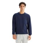 Lee Regular Fit Normal Kesim Bisiklet Yaka Baskılı Lacivert Sweatshirt, 2XL, L2520308, DarKNavy-L2520308411, erkek