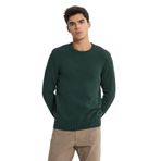 Lee Regular Fit Triko Kazak, L, L242474, Haki, Erkek