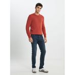 Lee Regular Fit Turuncu Triko Kazak, L, Orange-L242474700, Orange-L242474700, Erkek