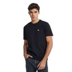 Lee Regular Fit%100 Pamuk Logolu T-Shirt, XS, L60UFQ01OOOO, Siyah, Erkek