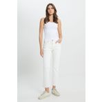 Lee Slim Fit Dar Kesim Normal Bel Dar Paça %100 Pamuk Rider Kadın Ekru Jean Denim Kot Pantolon