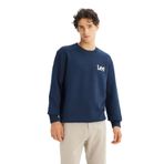 Lee Small Logo Sweatshirt, XL, L2520365607, Lacivert, erkek