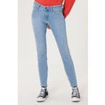 Lee Super Skinny Fit Dar Kesim Dar Paça Scarlett Kadın Açık Mavi Pamuklu Esnek Jean Denim Kot Pantolon