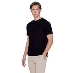 Lee Yumuşak Dokulu Regular Fit Bisiklet Yaka Basic Tişört, L, L2610123, Black-L2610123001, Erkek