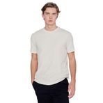 Lee Yumuşak Dokulu Regular Fit Normal Kesim Bisiklet Yaka Basic Tişört, XL, L2610123, Beige-L2610123614, Erkek