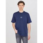 Lee%100 Pamuk Nefes Alan Kumaş Loose Fit Rahat Kesim Logo Detaylı Tişört, M, L2520302, Navy-L2520302410, Erkek