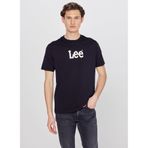 Lee%100 Pamuk Nefes Alan Kumaş Regular Fit Logo Detaylı Tişört, S, L2610100, Black-L2610100001, Erkek
