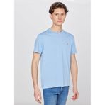 Lee%100 Pamuk Regular Fit Normal Kesim Bisiklet Yaka Logo Detaylı Tişört, 3XL, L60UFQ, Blue-L60UFQ400, Erkek