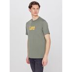 Lee%100 Pamuk Regular Fit Normal Kesim Logo Detaylı Tişört, 3XL, L2610100, Khaki-L2610100801, Erkek