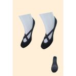 Leement Socks 2 Çift Yoga Plates Ve Spor Çorabı Taban Altı Kaydırmaz - Siyah - 35 - 39