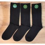 Leement Socks 3'Lü Bambu Soket Çorap Dört Mevsim - Siyah - 35 - 39