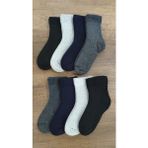 Leement Socks Çocuk 8 Çift Kalın Havlu Termal Çorap Burun Dikişsiz Seri - Çok Renkli - 7 - 8 Yaş