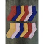 Leement Socks Çocuk Kalın Havlu Termal Çorap 12 Çift Çorap - Çok Renkli - 26 - 28