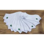 Leement Socks Erkek 12 Çift Bambu Patik Çorap Burun Dikişsiz - Beyaz - 40 - 45