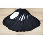 Leement Socks Erkek 12 Çift Bambu Slikonlu Babet Görünmez Çorap - Siyah - 40 - 44