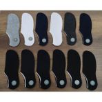 Leement Socks Erkek 12 Çift Bambu Sneakers Görünmez Çorap Seri - Çok Renkli - 40 - 44