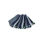 Leement socks Erkek 12 Çift Ince Yazlık Bambu Klasik Çorap gri 40-44
