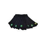 Leement socks Erkek 12 Çift Ince Yazlık Bambu Klasik Çorap siyah 40-44
