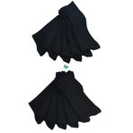 Leement socks Erkek 12 Çift Kışlık Klasik Bambu Çorap Dikişsiz Burun siyah 40-44