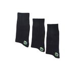Leement socks Erkek 3 Çift Kışlık Klasik Bambu Çorap Dikişsiz Burun siyah 40-44