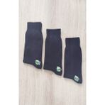 Leement Socks Erkek 3 Çift Klasik Bambu Çorap Dikişsiz Burun - Lacivert - 40 - 44
