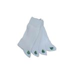 Leement socks Erkek 4 Çift Ince Yazlık Bambu Klasik Çorap beyaz 40-44