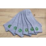 Leement Socks Erkek 6 Çift Bambu Kısa Konç Çorap - Gri - 40 - 44