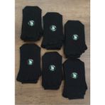 Leement Socks Erkek 6 Çift Bambu Parmaklı Siyah Çorap - Çok Renkli - 40 - 44