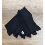 Leement Socks Erkek 6 Çift Klasik Bambu Çorap Dikişsiz Burun - Siyah - 40 - 44
