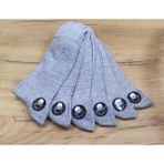 Leement Socks Erkek 6 Çift Pamuk Çorap Klasik - Gri - 40 - 44