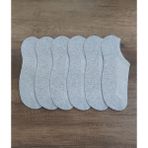 Leement Socks Erkek 6 Çift Pamuklu Sıfır Konç Sneakers Çorap - Gri - 40 - 44