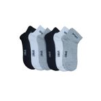 Leement socks Erkek 6 Çift Yarım Konç Spor Çorap Ekonomik asorti 40-44